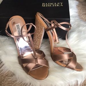 Badgley Mischka Jenie Satin Heels